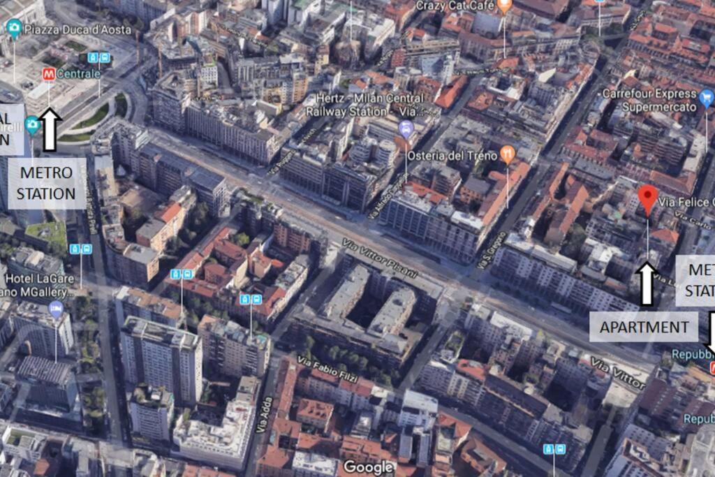 Suite Mm3/Repubblica, 2 Min. Da Staz. Centrale Milaan Buitenkant foto